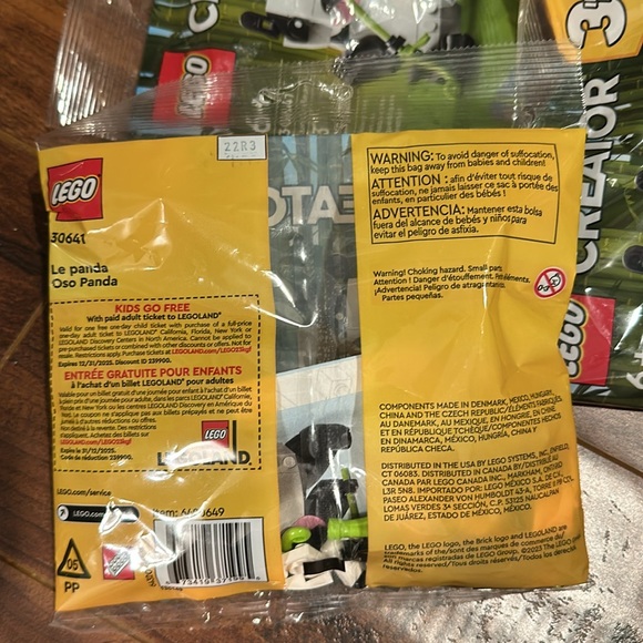 Lego panda bear 3 in 1 - Picture 2 of 3